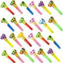 30 PCS Colorful Party Blower Blowouts Noisemakers, Birthday Blowouts Whistles for Party Favors, New Years Blow Horns for Family Gatherings