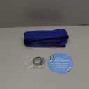 PVC HOSE 1-1/2"*50ft, Pool Backwash Hose, Heavy Duty Reinforced Blue PVC Lay Flat Water, For Swimming Drain Pools and Clean Filters, with 2 Clamp