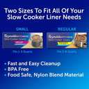 Reynolds Kitchens Slow Cooker Liners, Regular (Fits 3-8 Quarts), 4 Count (Pack of 12), 48 Total