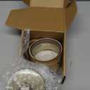 Salt Cellar with Lid & Spoon – Rustic Farmhouse Ceramic Spice Container for Pepper, Seasonings, and Sugar, Solid and Substantial, Retro Color, Perfect Housewarming Gift