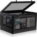 Lalifebuss Large Lock Box for Personal Items, 24 Litre Combination Lockable Storage Box for Office Locker/School/Medicine/Snacks/Phone Jail/Electronic/Home (Black)