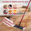 Mop Pads Replacements Compatible with Cedar H2prO Flat Mop - Microfiber Mop Replacement Heads for Cedar/Vileda H2prO Flat Floor Mops - Washable Pad for Floor Cleaning - 3Pack