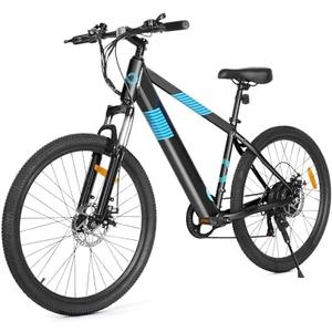 MULTIJOY Electric Bike for Adults,36V Built-in Invisible Removable Battery,350W Brushless Motor(Peak 450W) Electric Mountain Bike,26" Tires&Front Fork Suspension,UL Certified 7-Speed
