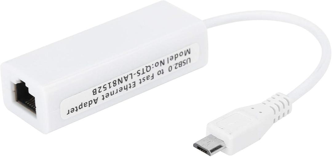 Micro USB 2.0 to Ethernet 10 m RJ45 Network LAN Adapter Card for Zero 1.3/W Motherboard, Tablet