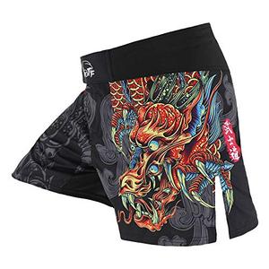 SUOTF MMA Shorts for Men Fight Shorts Men BJJ Boxing Trunks for Men Grappling SU0DK3 Small