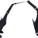 Waterproof Dog Boots for Large Dogs with Suspenders, Reflective Straps, Non-Slip Winter Pet Shoes, Size M