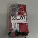 Unbothered Black Woman with Locs Camo T-Shirt (Red,Small)