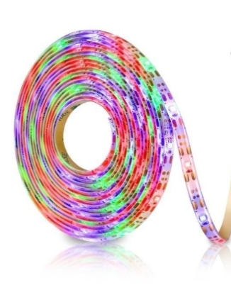 Solar LED Strip Lights Outdoor, 5m 280 LEDs LED Strip IP67 Waterproof, Warm White LED Lights Rope for Garden Trees Christmas Holiday Party   