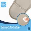 Baby Proof Me Pod Baby Changing Pad - Portable Waterproof Diaper Mat | Portable Waterproof Baby Changing Pad with Safety Belt, Wipeable Diaper Change Mat for Travel, Folds Compact - Pod
