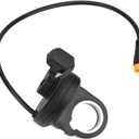 Keenso Electric Thumb Throttle Grip, Speed Governing Thumb Throttle Grip for Motorcycle Riders, Custom Builds