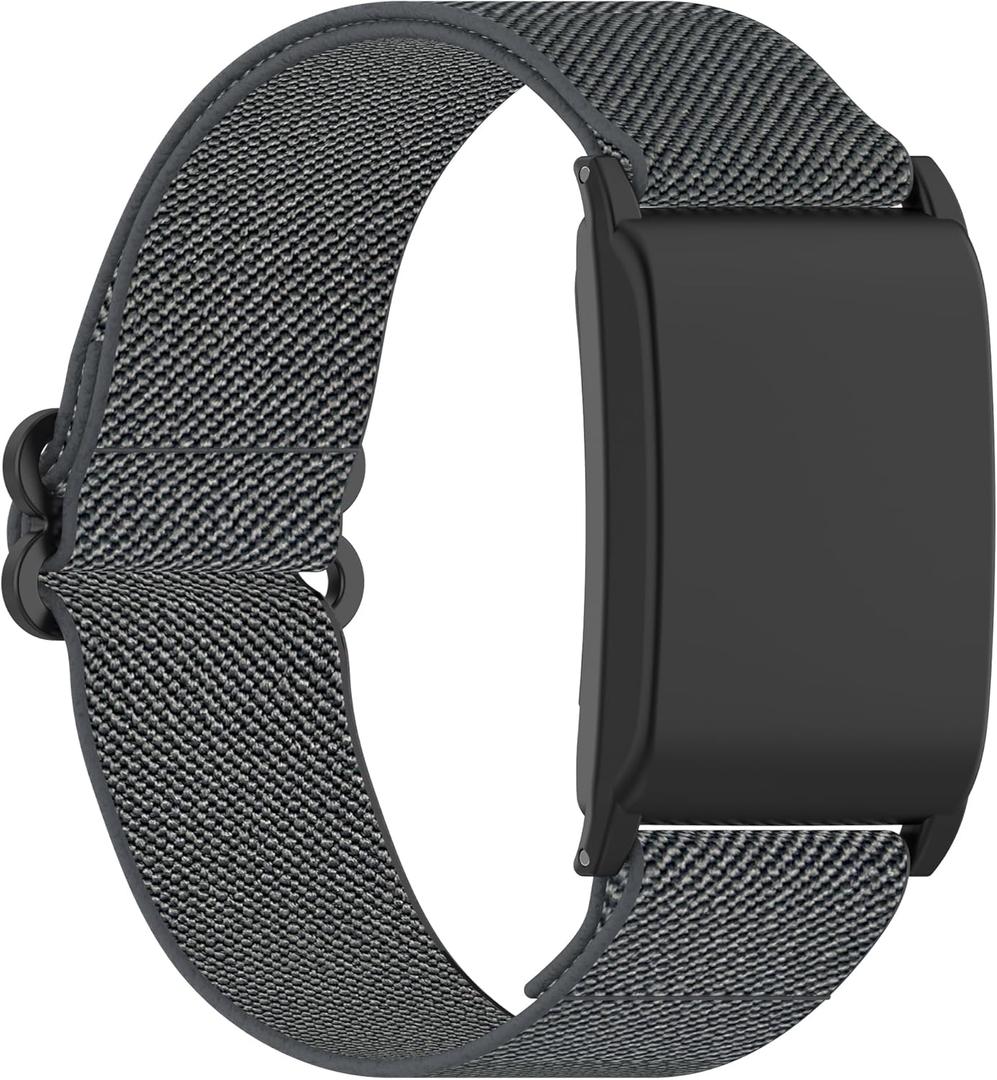 Bangyee Fit for WHOOP 4.0 Bands for Women Men, Breathable Adjustable Nylon Replacement Watch Band Straps Wristbands Bracelet Fit for WHOOP 4.0 Fitness & Activity Tracker (Gray)