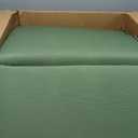 QILLOWAY High Back Outdoor Rocking Chair Cushions Set of 2, Weather Resistant Foam Patio Chair Cushions, Dark Green, Foam High Back Chair Cushion-2counts