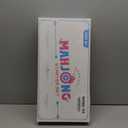 Mini Mahjong Set for Kids & Beginners, Portable Travel Mahjong Tiles Set American for Family, 160 Acrylic Mini Mahjong Tiles with Carrying Bag, Mat, Racks, Mah Jong Starter Kit for Ages 6+ (Blue)