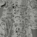 Set of 2 Kids Coloring Pajamas with Markers - Soft Bamboo Viscose 2-Piece Unisex PJs Set, Snug Fit Color Your Own Pajamas, 4Y