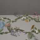 Cheerland Flower Banner Wildflower Garland for Enchanted Garden Party Woodland Theme Picnic Wedding Baby Shower Birthday Onederland Tea Party Supplies Girl Party Decorations 2pcs