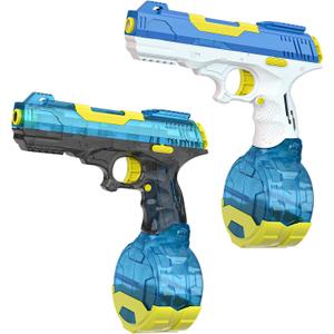 2 Pack Super Soaker Electric Water Guns - High Capacity, Long Range Up to 28-32ft, Powerful Rapid-Fire, Fully Automatic, Perfect for Kids and Adults, Ultimate Summer Outdoor Water Battle Fun