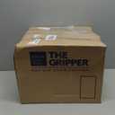 Klear Vu Gripper Overstuffed Universal Non-Slip Dining Chair Cushions for Kitchen Decor or Office Use, U-Shaped Skid-Proof Seat Pad, 15x15 Inches, 4 Count (Pack of 1), Linear Bluestone