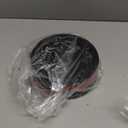 ToLanbbt Weather Stripping Silicone Door Seal Strip 2 in x 20 ft Door Draft Stopper Self Adhesive Door Draft Tape, Side & Bottom Gaps Insulation Strip for Glass Shower Door Sliding Door Window, Black