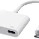 AIRSKY USB C to HDMI Adapter for iPhone 15/16 to TV, Type C to HDMI Adapter, with 100W Fast Charging and 4K@60Hz, Compatible with iPhone15 iPhone16 MacBook Ipad (White)