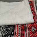 Eddie Bauer - Throw Blanket, Brushed Fleece & Plush Sherpa Soft Bedding, Blanket for Couch & Bed (Fair Isle Black, 50" x 60")