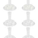 Sippy Straw Nipple for Dr. Brown's Narrow Bottle & Sippy Spout Bottle, Soft 100% Silicone Baby Bottle Straw Nipple, 8m+, 6 Count