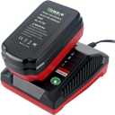 Biswaye 18V 3.0A Fast Charger Compatible with Porter Cable 18V Battery, PCXMVC Charger Compatible with Porter-Cable PC18B PC18BLEX PCC489N PC18BLX 18 Volt Lithium NiCad NiMH Battery with LED Indicator