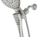 Moen Verso Chrome Round Rain Shower Head and Detachable Handshower Combination with Magnetix Docking System and 60-inch Metal Hose, 220C2