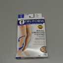 Truform 20-30 Mmhg Compression Stockings for Men & Women, Thigh High Length, Dot Top, Closed Toe, Beige, Medium (Medium (1 Pair))