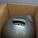 Petmate Booda Clean Step Cat Litter Box Dome (Made in the USA with 95% Recycled Materials)- Brushed Nickel, Made in USA
