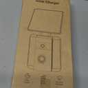 QIBOX Solar Charger Only Compatible with Battery Doorbell (USB-C Port) Waterproof Continuously Solar Panel, Adjustable Panel, Not for Micro USB or Other Plug-Type Doorbells