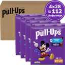 Pull-Ups Boys' Potty Training Pants, Size 3T-4T Training Underwear (32-40 lbs), 112 Count