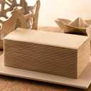 Wood Paper Napkins | Linen Feel Guest Disposable Cloth Like Dinner Napkins | Hand Towels | Soft, Absorbent, Paper Hand Napkins for Kitchen, Bathroom, Parties, Weddings, Dinners | 50 Pack