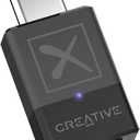 Creative BT-W5 Smart Bluetooth 5.3 Audio Transmitter with aptX Adaptive, High-Resolution 24-bit / 96 kHz Audio, Device-Switching Function, Works with PC/Mac/Gaming Consoles