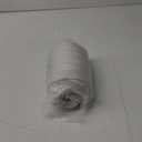 BEDELITE Fleece Throw Blanket for Couch - 300GSM Soft & Warm Fluffy Light Grey Blanket, Decorative and Giftable Striped Blankets for Women, Men, 50"x60"