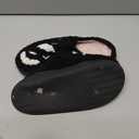 Cute Slippers for Women Halloween Fun Cute Holiday House Shoes Fluffy Warm Slipper Gifts for Adults, 7.5-8.5, Black-bat