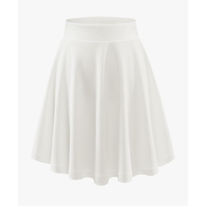 DRESSTELLS Women's Casual Skirt 2025, Stretchy High Waist Aline Mini Skater Skirts, SizeM