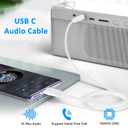 2 x USB C to 3.5mm Audio Aux Jack Cable, 2Pack [3.3ft] Type C to 3.5mm Headphone Car Stereo Cord for iPhone 17 Air/16/15 Pro Max Plus,Samsung Galaxy S25 S24,Note,Pixel 10 9 8, iPad Pro,MacBook