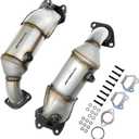 Front & Rear Catalytic Converter Compatible with Dodge Grand Caravan/Chrysler Town & Country 2011-2016, Dodge Avenger 2011-2014 3.6L V6 Catalytic Convertor Direct-fit (EPA Compliant)