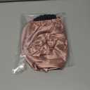 YANIBEST Adjustable Satin Bonnet Double Layer Hair Bonnet for Sleeping Bonnets for Women Hats Curly Natural Hair, Blush Pink (One Size)