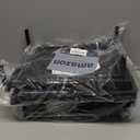 REALINN Under Sink Organizer, L-Shaped 2 Tier Pull Out Cabinet Organizer for Kitchen and Bathroom, Slide Out Under Cabinet Storage, Metal Under Sink Storage with Sliding Drawer, 50 lbs, Black 2 Pack