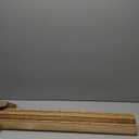 LazBlinds No Tools No Drill Cordless Bamboo Roman Shades, Light Filtering Window Treatment, Roll Up Bamboo Blinds for Windows 44'' W x 48'' H, Brown