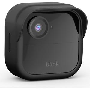 Silicone Skin Case/Cover for Blink Outdoor 4 (4th Gen) - Weatherproof Silicone Case with Brim for Full Camera Protection, Blink Outdoor 4 Smart Security Camera Accessories (Black, 1 Pack)