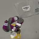 QUMY Dog Shoes for Small Dogs, Puppy Dog Boots & Paw Protector for Winter Snow Day, Summer Hot Pavement, Waterproof in Rain Weather, Ourdoor Hiking, Indoor Hardfloors Skid-resistant Sole Purple Size 1