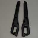 2PCS Car Seat Gap Filler Organizer,2 in 1 Car Gap Filler with Fill and Storage Function for Storing Phones Keys Cards,Universal Multifunctional No Drop Seat Guard for Cars (Black)