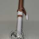 Conair Double Ceramic 1-1/4 Inch Curling Iron, 1.25-Inch Barrel Creates Loose Curls, Hair Curler for Use on Medium and Long Hair, White (White/Rose Gold)