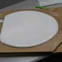 Bemis 1400TTA Economy Durable Wood Toilet Seat, Made in USA, Elongated, White