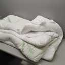 Ultra Soft Queen Size Mattress Topper - Viscose Made from Bamboo Pillow Top Mattress Pad for Back Pain Relief - Naturally Cooling for Hot Sleepers, Green