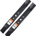 L111 Mulching Blades for John Deere 42 Inch Deck L110 L100 L118 L108 GX20249 GX20433 GY20567 Lawn Tractor (2 Pack)