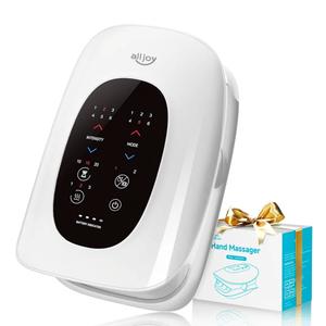 ALLJOY Hand Massager with Heat and Compression, Knuckle Stretching and Hand Massage, 6 Modes 6 Intensities 3 Heat for Arthritis and Carpal Tunnel Relief, Mothers Day Gifts for Women Men(White)