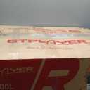 GTPLAYER Gaming Chair, High Back Leather Computer Game Chair with Footrest, Ergonomic Height Adjustable Office Chair with Removable Cover and Lumbar Support for Gaming and Work (Black)